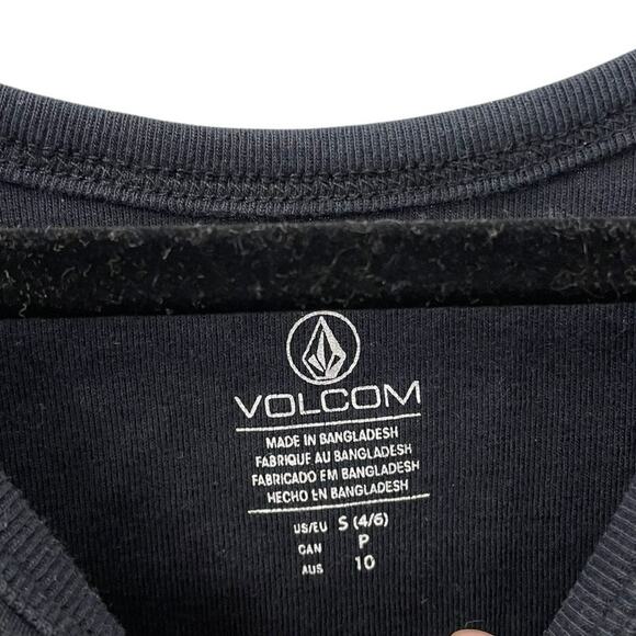 Volcom Black Mahalo Rainbow Palm Tree Graphic Tank Top - Picture 8 of 8